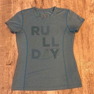 ASICS running short sleeve top size small